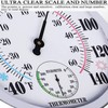 Indoor Outdoor Thermometer Large Wall Thermometer-Hygrometer Waterproof Does not Require