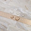 DICOFUN 10 Sheets Marble Look Peel and Stick Backsplash Wall