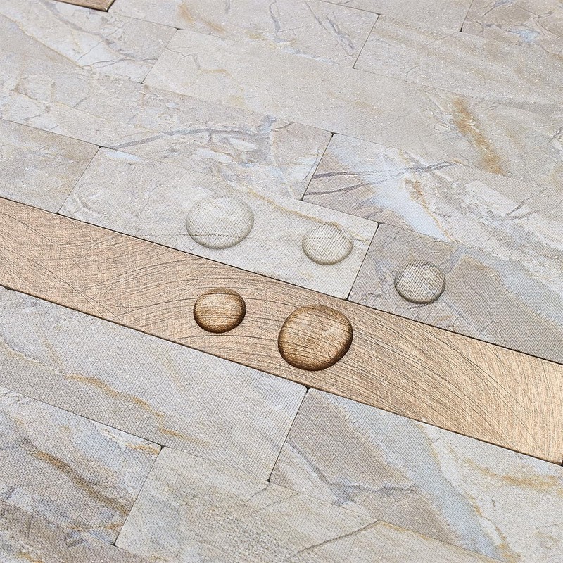 DICOFUN 10 Sheets Marble Look Peel and Stick Backsplash Wall