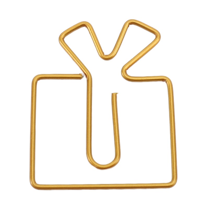 100PCS Funny Cute Paperclips Decorative Metal Small Journaling Paper Clamps