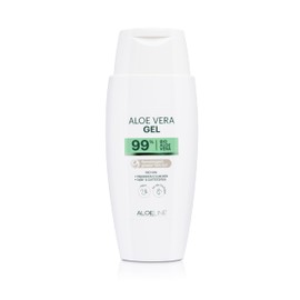 Organic Aloe Vera Gel 99% 150 ml, Very Good Dermatological Rating, Without Fragrances and Dyes, Paraben-Free, No Mineral Oils, Natural Cosmetic, Vegan, Skin and Hair Care, Made in Germany