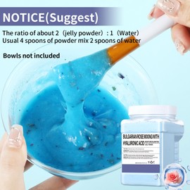 OUPEICHARM Hydro Jelly Masks for Women Home Spa,Hydrating & Moisturizing Peel-Off Rubber Gel Face Mask Skin Care,Professional Jelly Mask for Facials for All Skin Types 23 Fl Oz