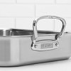 Hestan - Stainless Steel Classic Roaster with Rack, Induction Cooktop