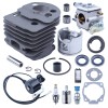 Fit Husqvarna 55 50 51 Chainsaw 503609171 46mm Cylinder Piston