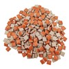 1.2x1.2cm (12/25 inch) Square Ceramic Mosaic Mosaic Tiles,1.1lb Ceramic Mosaic