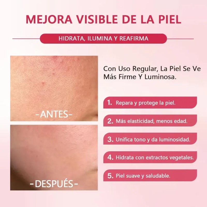 Rutina Facial Antiedad Weud Pdrn Salmón Rosa Péptidos 3pzs