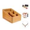 Gatuida 1pc Wooden Storage Box for Home Sundries and Cosmetics