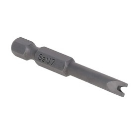 Utoolmart U Shape Screwdriver Bits, U4+U5+U6+U7+U8 Magnetic U Shape Head Magnetic Screw Driver Bit, with 1/4 Inch Hex Shank, 50mm Length Cr-V Steel Screw Driver Kit Tools, for Repair Work, 1 Set