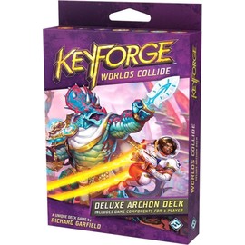 KeyForge Worlds Collide Deluxe Deck Expansion | Fast-Paced Card Came | Strategy Game for Adults and Teens | Ages 14+ | 2 Players | Average Playtime 45 Minutes | Made by Fantasy Flight Games