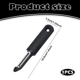 Stainless Steel Vegetable Peeler, Swivel Potato Peeler with Non-Slip Handle for Fruits, Carrots, and Veggies, Durable, and Dishwasher Safe