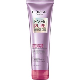 L’Oréal Paris Shampoo con hoja de romero Ever Pure Moisture, hidrata y cuida el color, para todo tipo de pelo teñido, sin Sulfatos, 250ml