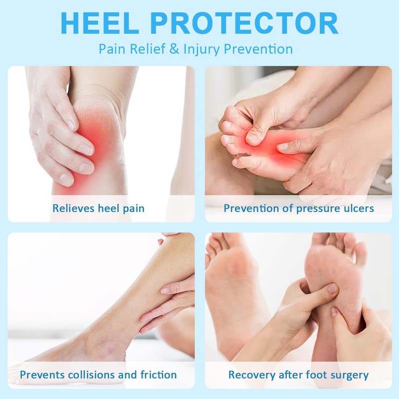Heel Protectors for Pressure sores, Heel Cushion with High Resilience