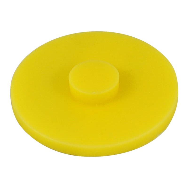 Closing plate, leaf spring