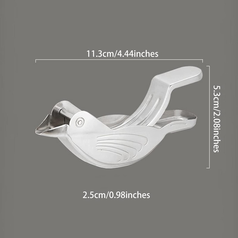 Zayookey Bird Lemon Squeezer Manual Lemon Squeezer Stainless Steel Handheld