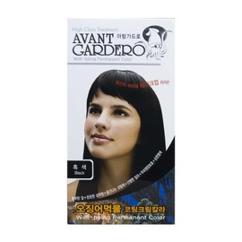 Avantgardo squid ink hair coating color cream black / 아방가드로 오징어 먹물 헤어 코팅 칼라크림 흑색