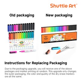 Shuttle Art Dry Erase Markers, 25 Pack 20 Colors Whiteboard Markers,Bundled with 5 Extra Black, Fine Tip Markers for Kids,Perfect for Writing on Dry-Erase Surfaces,School Office Supplies