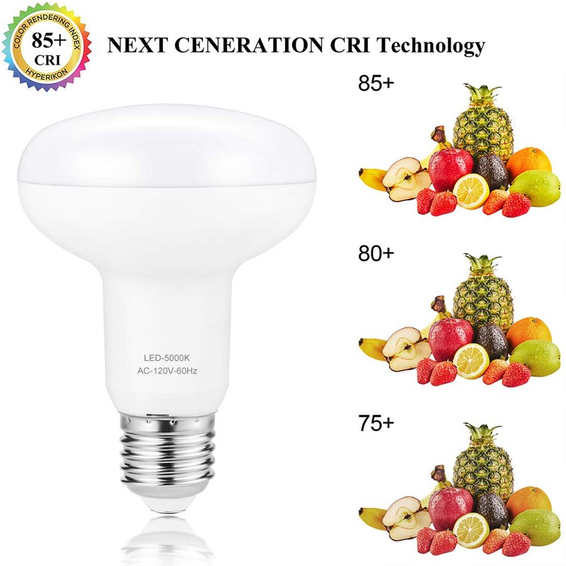 Small frog BR25/R25 Led Can Light Bulbs, 9W Dimmable Flood