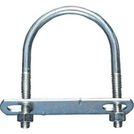 National Hardware N222-217 U Bolt, 652, 652-3/8"x3 x4-1/2, Zinc Plated