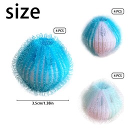 SSKHE Pack of 12 Pet Hair Remover Washing Machine, Dog Hair and Cat Hair Remover Lint Balls for Washing Machine, Hair Catcher Washing Machine, Removes Pet Hair, Lint & Lint, Pet Hair Remover