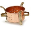 Original Indian Angithi/Sigdi Copper Warmer - Copper with Brass Handle