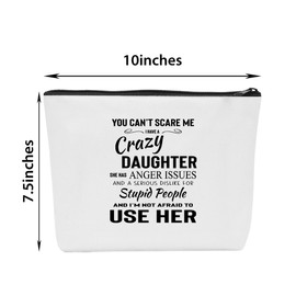 Funny Mother's Day Makeup Bag Mama Momma Gifts for Mom Christmas Mother's Day Birthday Gift Moms Mom Presents for Women Mother Mommy Make Up Bags Cosmetic Bags for Women (1 Pcs)
