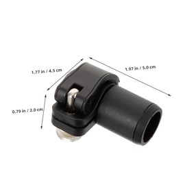 SUPVOX 2pcs Cane External Lock Rubber Fastener Clip for Trekking Poles Walking Sticks Easy Installation Trekking Accessories Compatible Brands Portable Replacement Parts