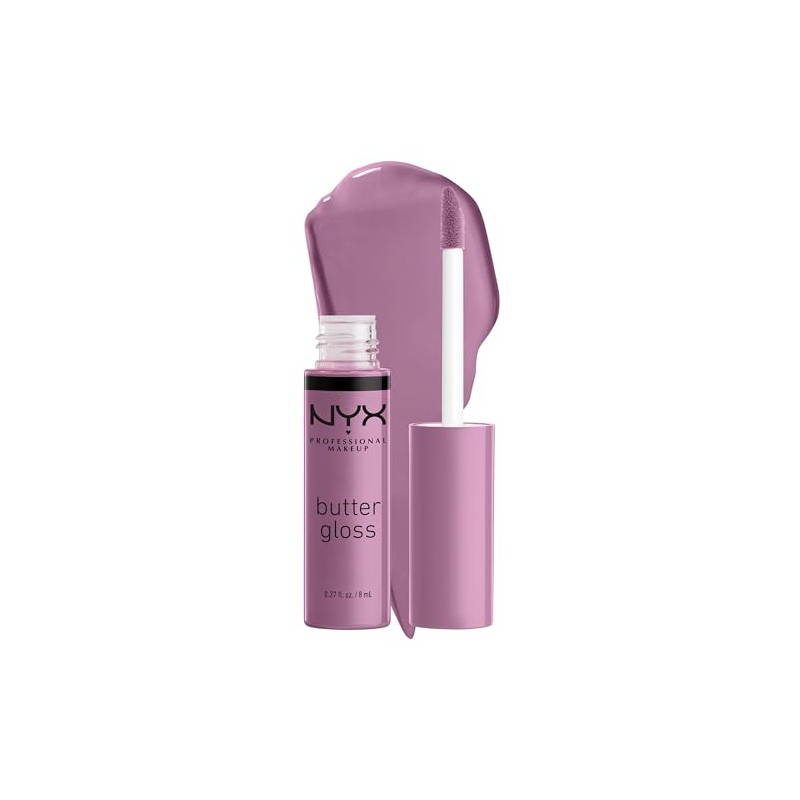 NYX PROFESSIONAL MAKEUP Butter Gloss, Non-Sticky Lip Gloss - Marshmallow