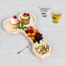 Fulxposs Novelty Party Plates, Funny Serving Tray Extra Large, Aperitif Solid Board, Cheese Platter for Housewarming Party, Bachelorette Party, Engagement Party