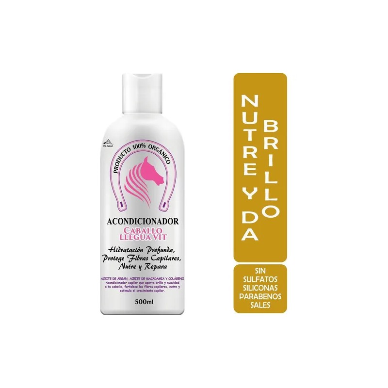 Shampoo Extracto Cola De Caballo + Acondicionador Argan-maca