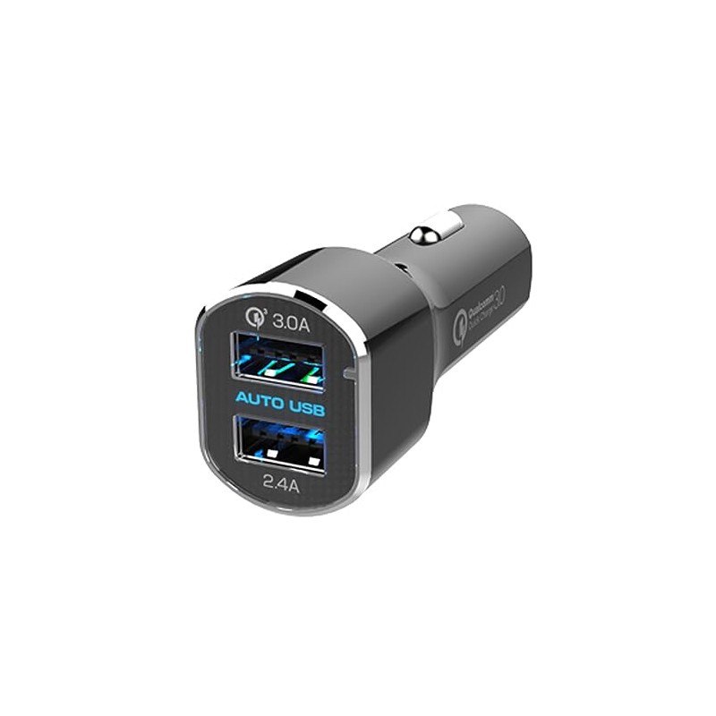 Kashimura NAJ-554 DC-5.4A - Reversible USB 2 Ports, QC3 Automatic