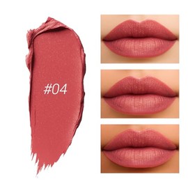 Erinde Lápiz Labial Brillante Para Mujer, Lápiz Labial Aterciopelado Resistente al Agua, Delineador Labial Cremoso de Larga Duración, lápiz labial que no se Corre, lápiz Labial Suave y Duradero,#04