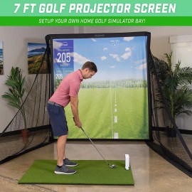 GoSports Golf Simulator Impact Screens - 7' Sim Hitting Screen
