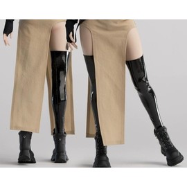 Toybarjapan CA012S 1/6 Scale Action Figure Worldbox CA012S Glossy Over the Knee Socks (Body, Head, Skirt, and Shoes Not Included)