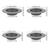 4 PCS Stainless Steel Bathroom Sink,Drain Stoper,Drain Hair Catcher,Shower Drain