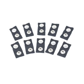 Sero Innovation Boat Cover Snap Extender - Black - Extension Size, 2" - Built in Finger Loops. Extend The Life of Your Boat top Canvas! 10 Pack