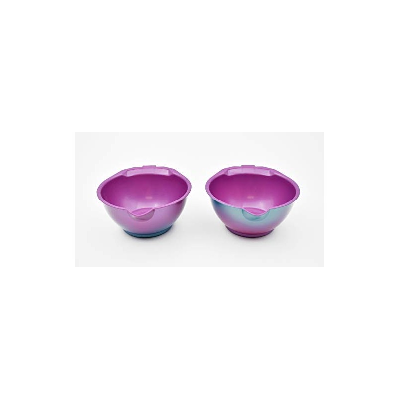 Colortrak SC Aurora Bowls, Stackable Color Bowls With Non-Slip Rubber
