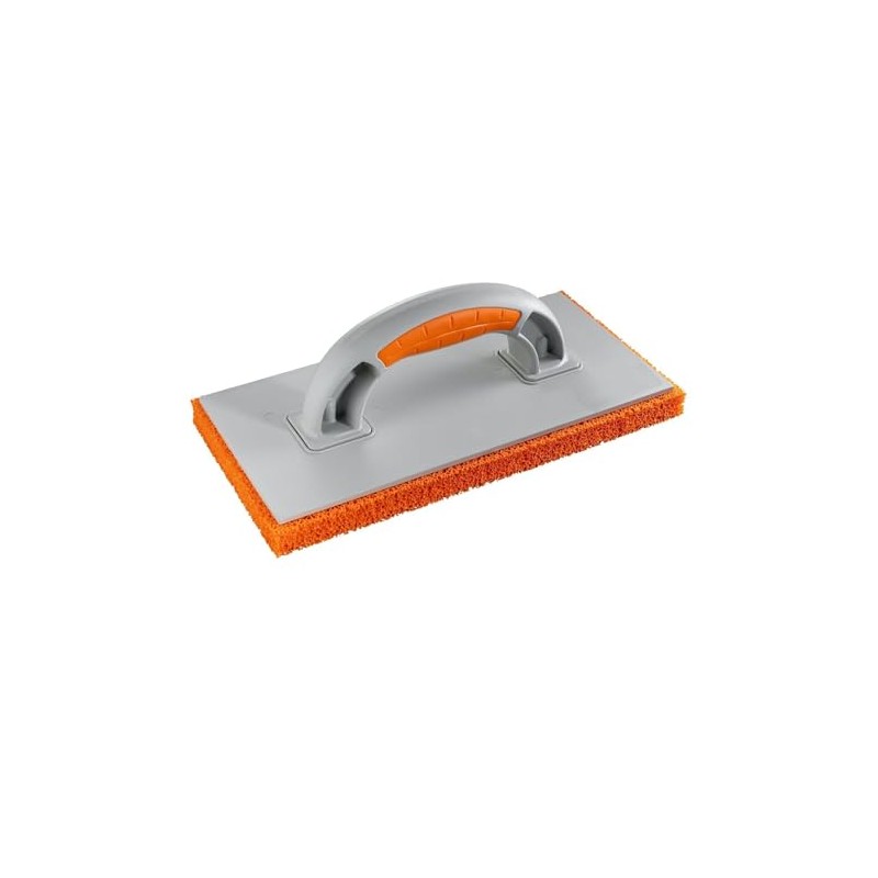 Orange Soft Rubber 18mm Sponge Float 280 x 140mm Plastering,