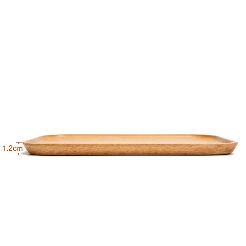K-UNING Coffee Tray, Cafe Tray, Wood, 7.3 x 10.0 inches