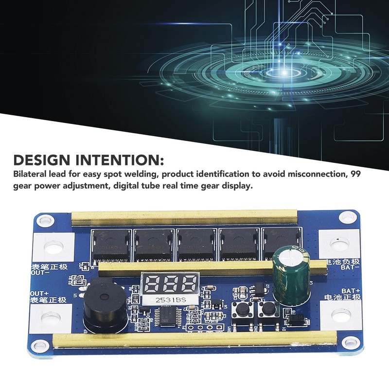 Z99 Spot Welder Circuit Board 3 Digit Digital Display Mini