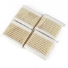 (4P) 400P Spiral Cotton Swabs Makeup Swabs Disposable Ear Picks Hygienic Swabs 3ea
