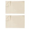 Ghooss Bedding Flat Sheets,Premium Soft Brushed Microfiber Farbic,Hypoallergenic,Wrinkle Resistant,2 Pack(Beige,Full)