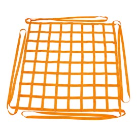 Zhuge Safety Lifting Net Straps, Flat Nylon Sling Hoisting Net, Loading and Unloading Heavy Objects 15cm Square Mesh Tear Resistance for Construction Rigging Moving Towing Hoisting Work Gear 1.5x1.5m