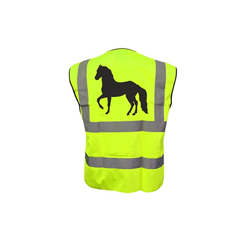 Equestrian HORSE IMAGE Hi Viz Vis Vest Horse Riding Reflective
