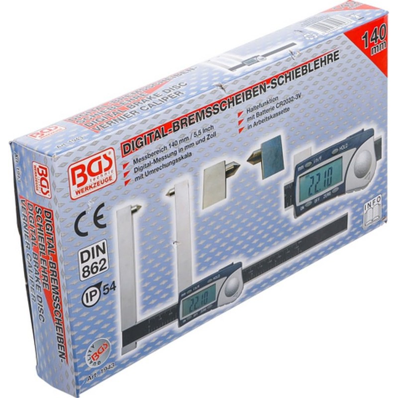 BGS 1943 Digital Brake Disc Calliper, 140 mm, 1 piece