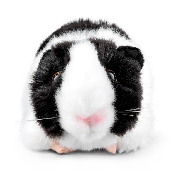 Living Nature Black Guinea Pig Stuffed Animal with Sound |