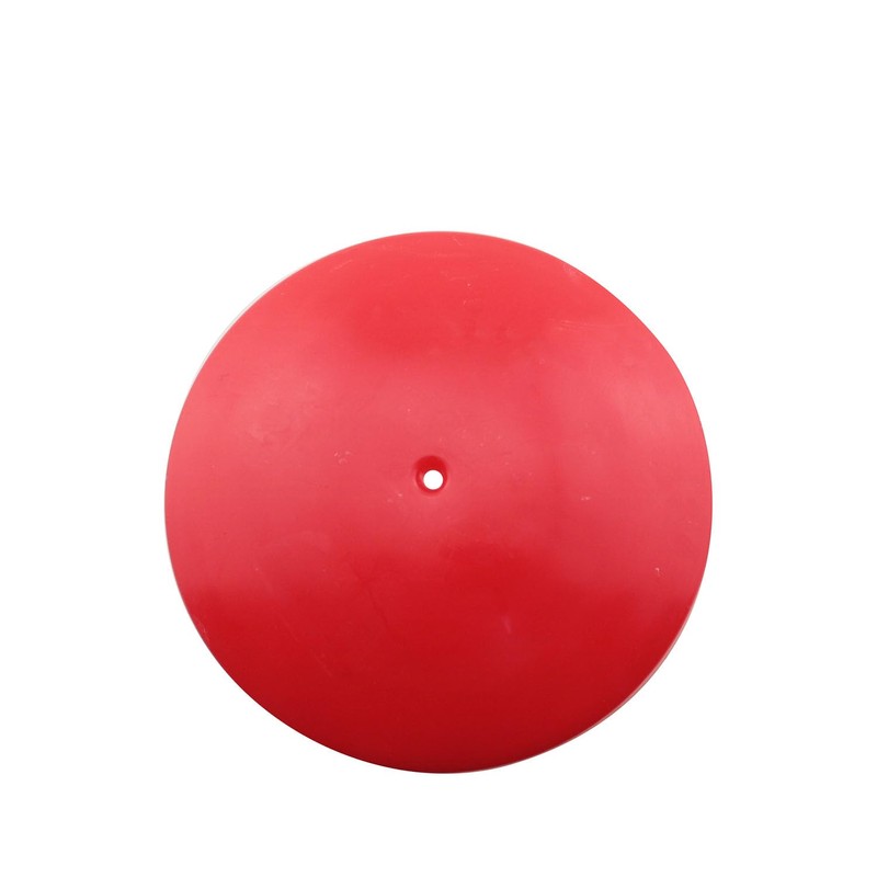 JCBIZ 12pcs Plastic Reinforced Protective Cap Orange Safety Mushroom Survey