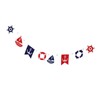 FFangBox,Nautical Banner Party Bunting Beach Hanging Sign for Summer Birthday