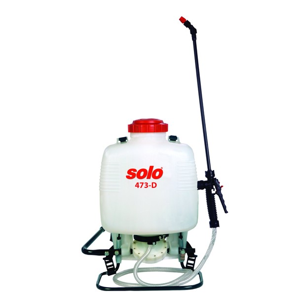 Solo 473-diaphragm Pump 3-Gallon Professional Backpack Sprayer, for Bleach & Wettable Powders, Ergonomic Design