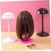 WOONEKY 2pcs Wig Display Stand Hairpiece Holder Solid Base for