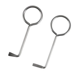 Yuannee Lock Pick Set,2 PCS Portable Door Emergency Keys Stainless Steel Universal Key Opening Tool Locksmith Door Opener Key for Privacy Door Handle Lockset Room Doors